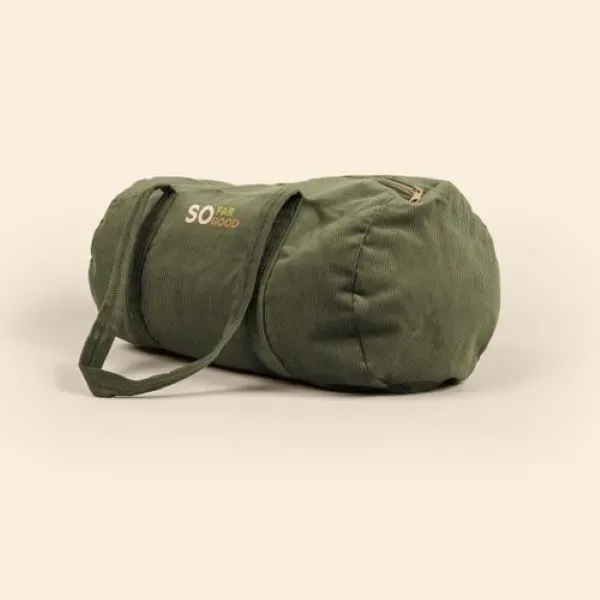 Barrel body duffel bag with zipper closure made of 10 oz.... from ASI 74710 Numo