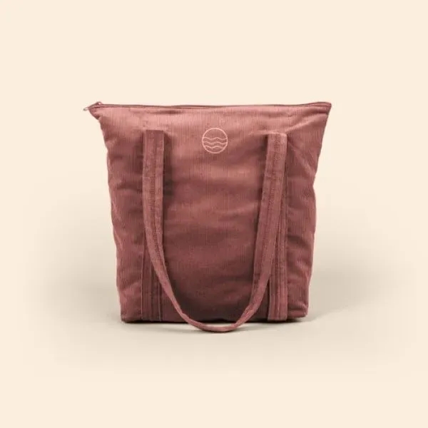 Large, gusseted, two-handled tote with zipper closure that measures 15" W... from ASI 74710 Numo