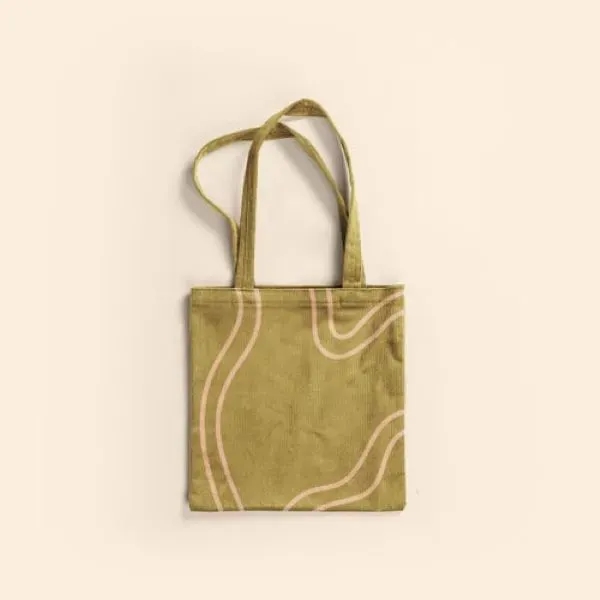 Small, square flat tote made of Color Canvas that measures 13.5"... from ASI 74710 Numo