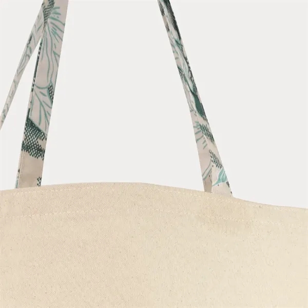 Durable cotton and polyester tote with reinforced base. Ideal for daily... from ASI 67557 LimeLight Ent / Limelight USA