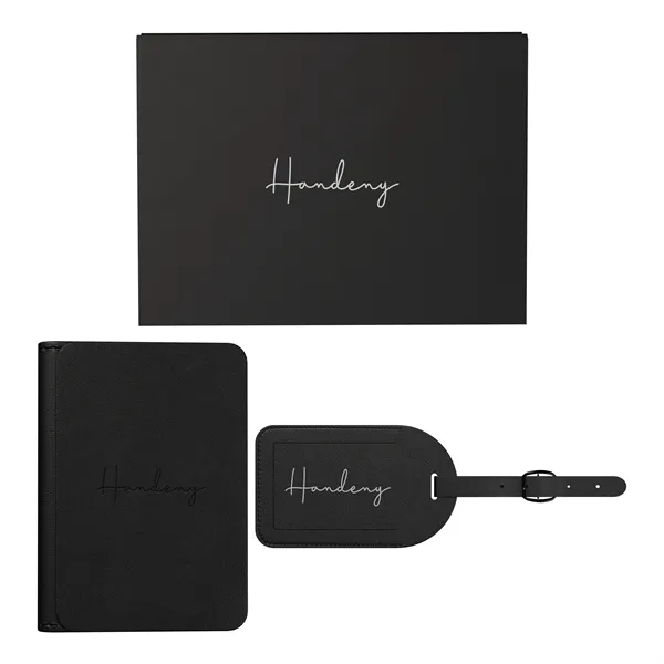 Gift Set includes LF114 - PULSE PASSPORT HOLDER WITH APPLE FIND... from ASI 88660 Spector & Co.