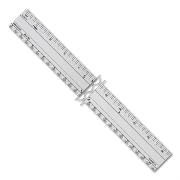 Etched .020 Spring Tempered Stainless Steel Yardstick Ruler 39.3701" x 1.25"... from ASI 53430 Executive Line / Executive Line®
