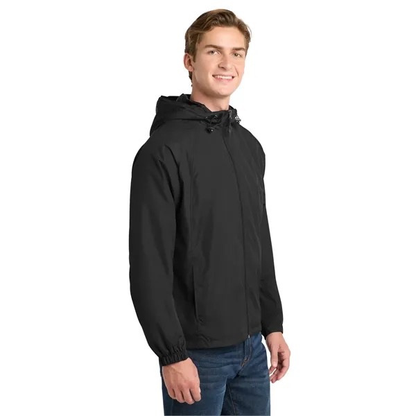 Sport-Tek Hooded Raglan Jacket.... from ASI 84863 SanMar