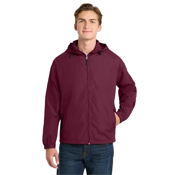 Sport-Tek Hooded Raglan Jacket.... from ASI 84863 SanMar