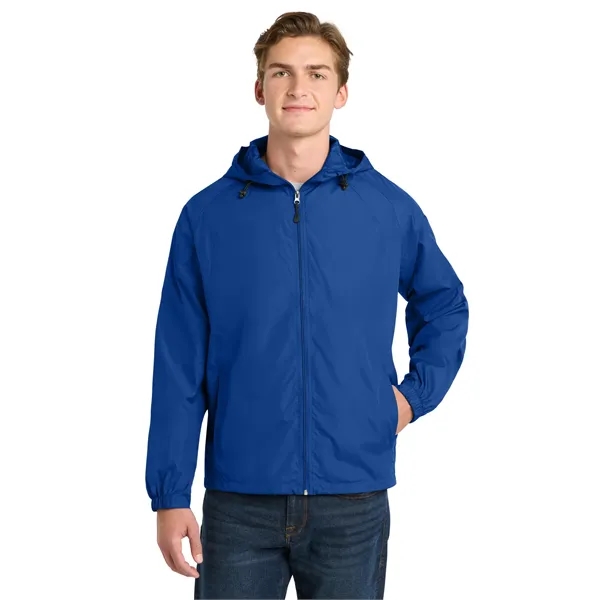 Sport-Tek Hooded Raglan Jacket.... from ASI 84863 SanMar