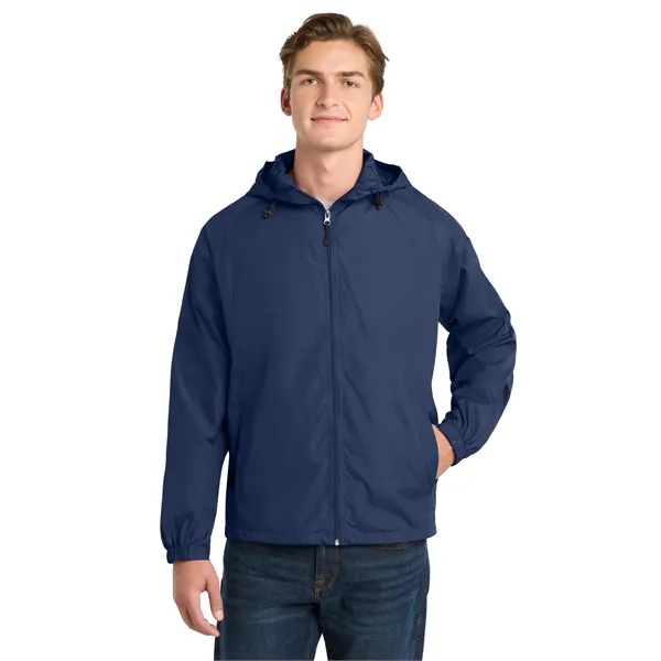 Sport-Tek Hooded Raglan Jacket.... from ASI 84863 SanMar