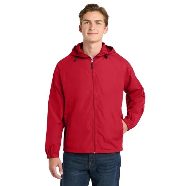 Sport-Tek Hooded Raglan Jacket.... from ASI 84863 SanMar