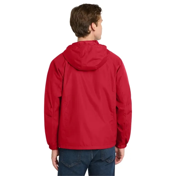 Sport-Tek Hooded Raglan Jacket.... from ASI 84863 SanMar