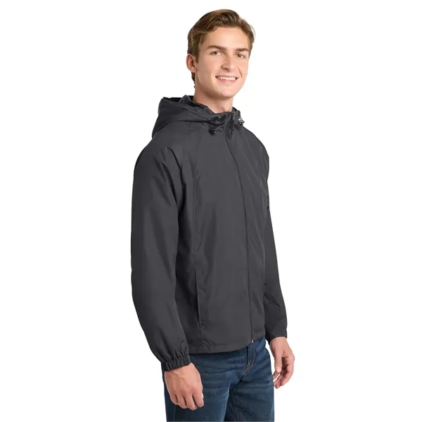Sport-Tek Hooded Raglan Jacket.... from ASI 84863 SanMar