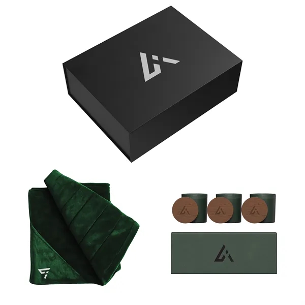 Gift Set includes LF110 - PERRY BLANKET LF102 - VISTA GLASS... from ASI 88660 Spector & Co.