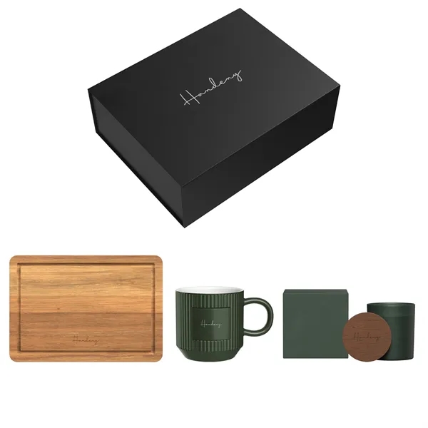 Gift Set includes LF106 - EMERY ACACIA WOOD CUTTING BOARD DW800... from ASI 88660 Spector & Co.