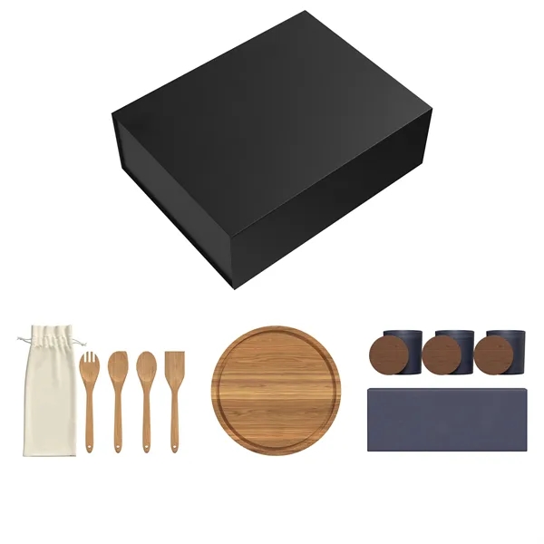 Gift Set includes LF105 - BECKHAM ACACIA WOOD CUTTING BOARD LF107... from ASI 88660 Spector & Co.