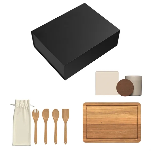 Gift Set includes LF106 - EMERY ACACIA WOOD CUTTING BOARD LF107... from ASI 88660 Spector & Co.