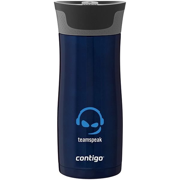 16 oz double wall stainless steel tumbler with vacuum insulation, threaded... from ASI 51197 ETS Express, LLC