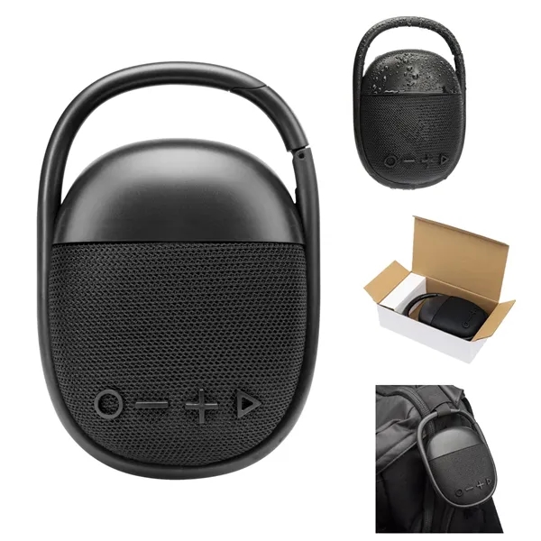 Waterproof speaker with high-definition Bluetooth® 5.0 wireless technology.... from ASI 61125 Hit Promotional Products / Hit®