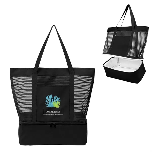 rPET tote bag with PEVA lining with cooler and 22" handles.... from ASI 61125 Hit Promotional Products / Hit®