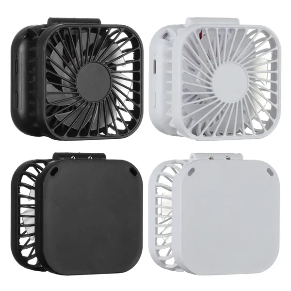 Rechargeable handheld desktop mini fan with 3 fan speeds and lanyard... from ASI 57655 STOPNGO Line