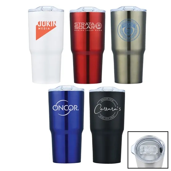 20-oz. copper plated, vacuum insulated, 18/8 stainless steel tumbler.... from ASI 57655 STOPNGO Line