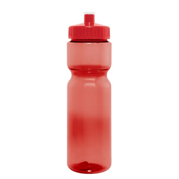 28 oz. PET bottle with screw-on, spill-resistant push pill lid.... from ASI 61125 Hit Promotional Products / Hit®