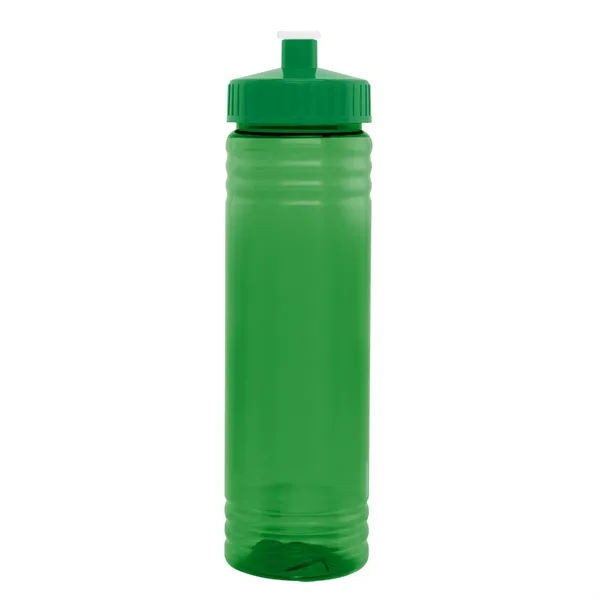 24 oz. PET sports bottle with screw-on, spill-resistant push pull lid.... from ASI 61125 Hit Promotional Products / Hit®