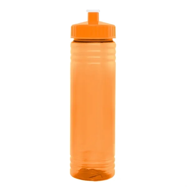 24 oz. PET sports bottle with screw-on, spill-resistant push pull lid.... from ASI 61125 Hit Promotional Products / Hit®