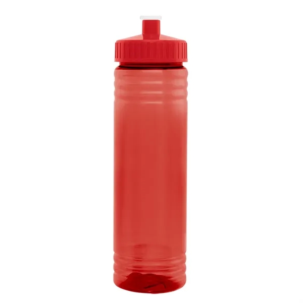 24 oz. PET sports bottle with screw-on, spill-resistant push pull lid.... from ASI 61125 Hit Promotional Products / Hit®