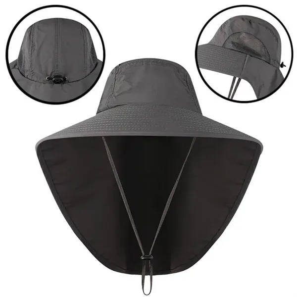 Durable unisex boonie hat with neck flap, waterproof, breathable, packable, ideal... from ASI 72657 Active Life Promo / Active Life