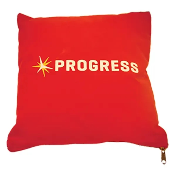 Square pillow available in two sizes: 17 x 17 and 13.5... from ASI 88782 Sport Systems Custom Bag Corp
