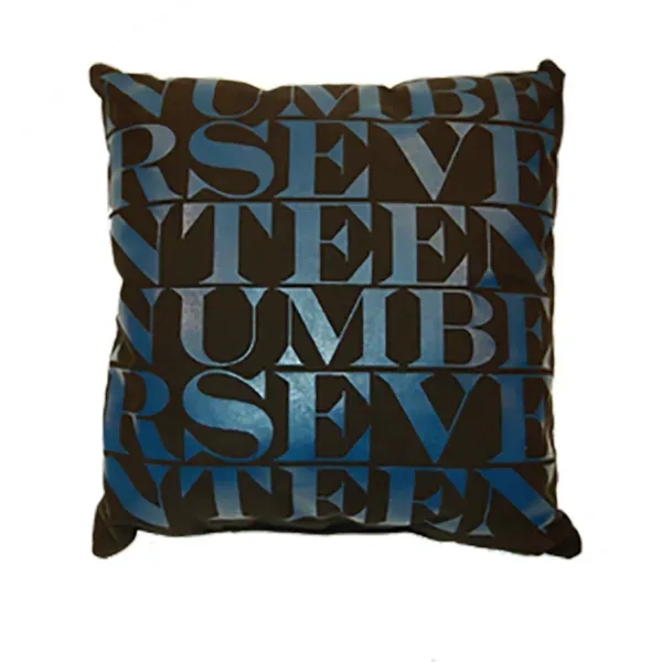 Square pillow available in two sizes: 17 x 17 and 13.5... from ASI 88782 Sport Systems Custom Bag Corp