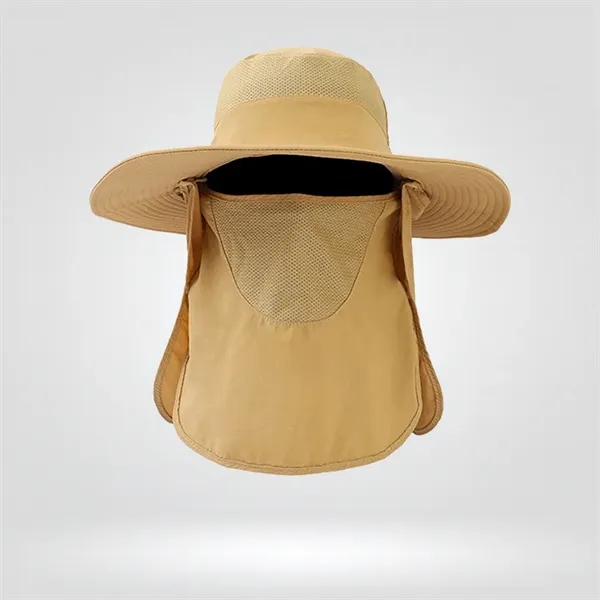 360-degree sun protection hat with detachable flap, breathable mesh, lightweight build-great... from ASI 72657 Active Life Promo / Active Life