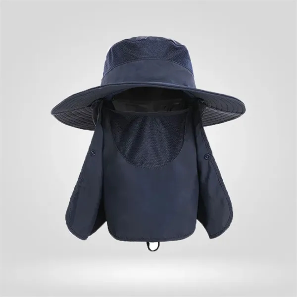 360-degree sun protection hat with detachable flap, breathable mesh, lightweight build-great... from ASI 72657 Active Life Promo / Active Life