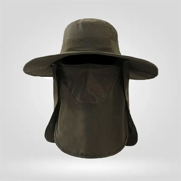 360-degree sun protection hat with detachable flap, breathable mesh, lightweight build-great... from ASI 72657 Active Life Promo / Active Life