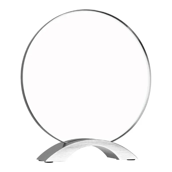 8 1/2" acrylic and aluminum award with a silver base and... from ASI 74601 Calico