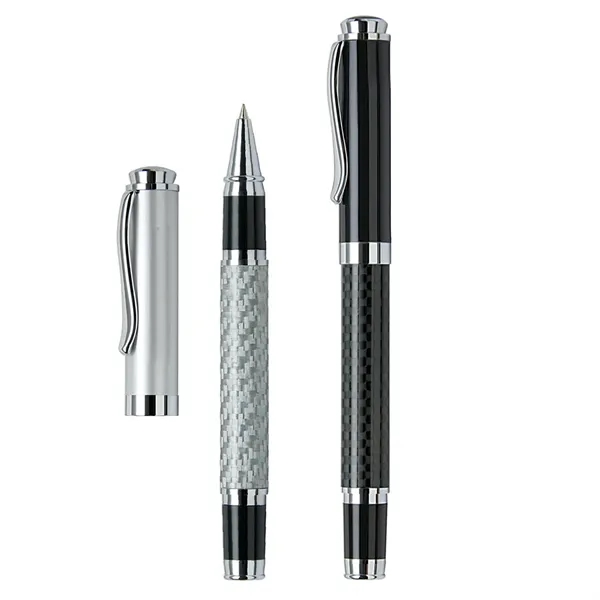 Carbon fiber roller ball pen.... from ASI 31517 Admart Products / Admart Line