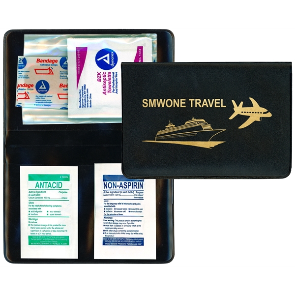 Hangover Kit in fold-over vinyl case in 18 colors, contains non-aspirin,... from ASI 83770 Royal Industries / The Royal Line