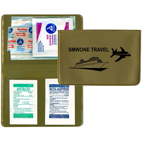 Hangover Kit in fold-over vinyl case in 18 colors, contains non-aspirin,... from ASI 83770 Royal Industries / The Royal Line