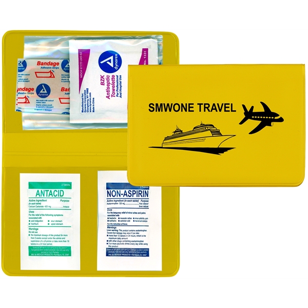 Hangover Kit in fold-over vinyl case in 18 colors, contains non-aspirin,... from ASI 83770 Royal Industries / The Royal Line