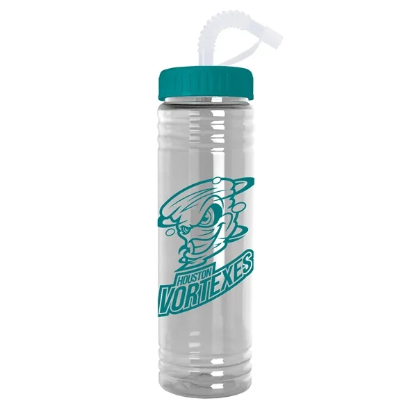 Slim Fit Water Bottle With Straw Lid - 24 oz.... from ASI 40480 Koozie Group