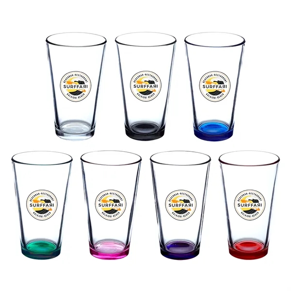 16 oz. clear pint glass.... from ASI 68507 The Magnet Group / Benchmark Crystal & Clocks