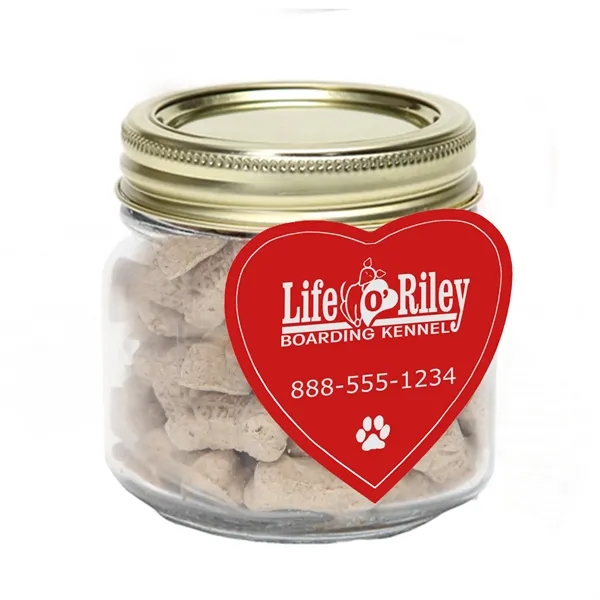 Half Pint Jar w/ Heart Magnet Pet Fill... from ASI 68507 The Magnet Group