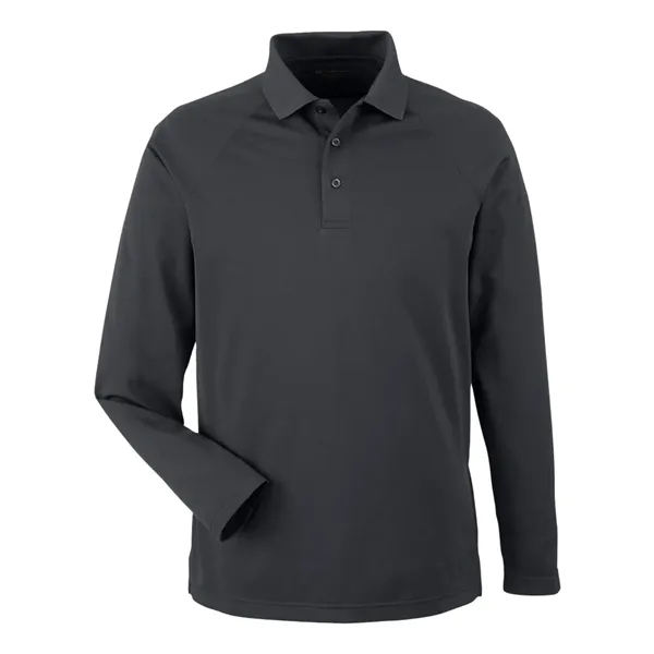 Harriton Charge Snag and Soil Protect Long Sleeve Polo... from ASI 84358 S&S Activewear