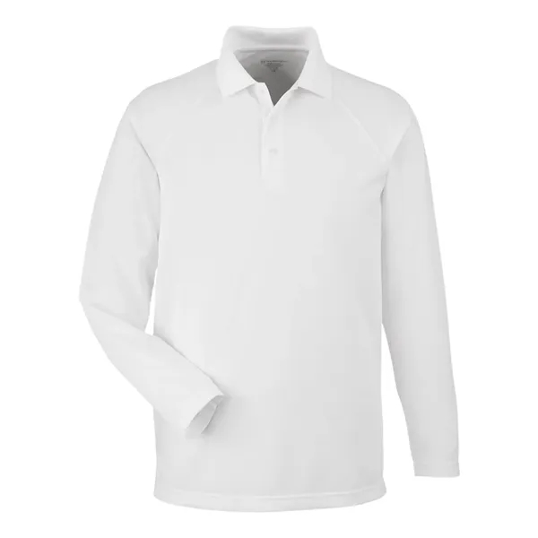 Harriton Charge Snag and Soil Protect Long Sleeve Polo... from ASI 84358 S&S Activewear