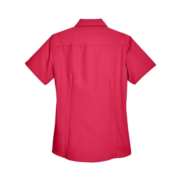 Harriton Women's Barbados Textured Camp Shirt... from ASI 84358 S&S Activewear