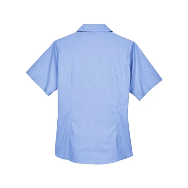 Harriton Women's Stain-Release Short Sleeve Oxford Shirt... from ASI 84358 S&S Activewear
