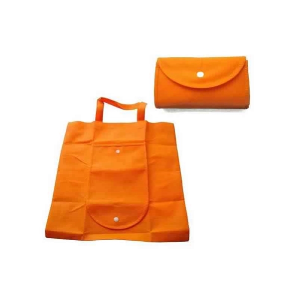 Non-Woven Foldable Tote Bags with 1C Silkscreen on 1S and shipping... from ASI 37218 Athena Promo (tm)