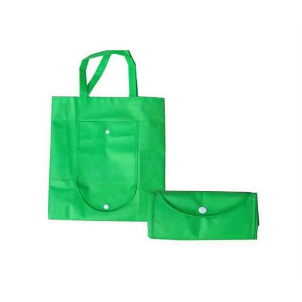 Non-Woven Foldable Tote Bags with 1C Silkscreen on 1S and shipping... from ASI 37218 Athena Promo (tm)