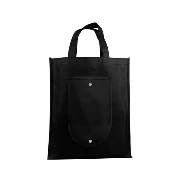 Non-Woven Foldable Tote Bags with 1C Silkscreen on 1S and shipping... from ASI 37218 Athena Promo (tm)