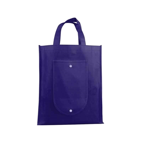 Non-Woven Foldable Tote Bags with 1C Silkscreen on 1S and shipping... from ASI 37218 Athena Promo (tm)