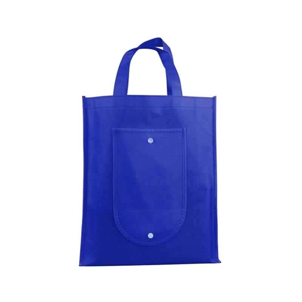 Non-Woven Foldable Tote Bags with 1C Silkscreen on 1S and shipping... from ASI 37218 Athena Promo (tm)