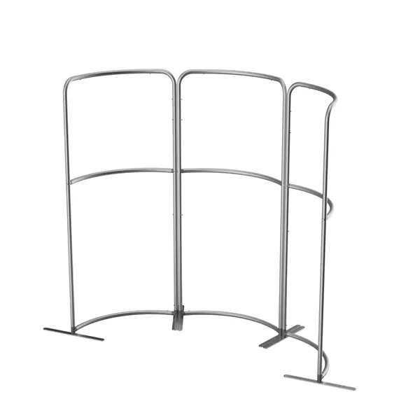 9'wx8'h MagLock Curved Booth Display Kit D, lightweight frame, full color... from ASI 49891 Discount Marketing Products / DMP